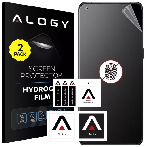 2x Folia "MATOWA" do Oppo Find X5 Pro Hydrożelowa Alogy HydroSkin Matte Pro™ na ekran do etui "BEZ ODCISKU PALCÓW"