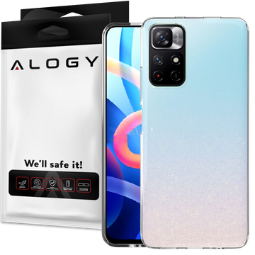 Silikonové pouzdro kryt pouzdro Alogy pro Xiaomi POCO M4 Pro transparentní