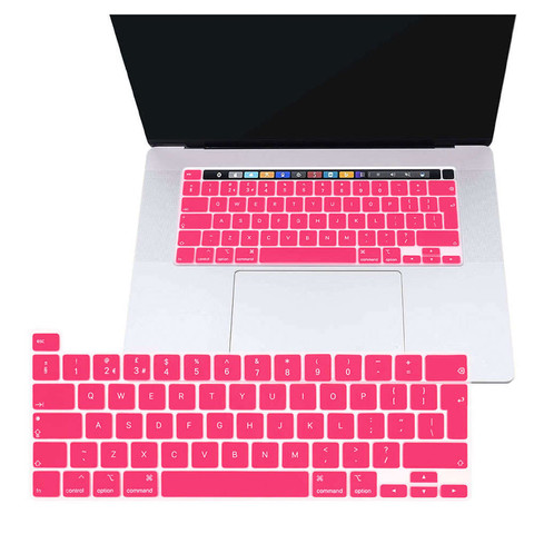 Ochranné pouzdro Alogy, kryt klávesnice pro Apple Macbook Pro 13 / Pro 16 Pink