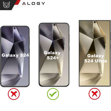 Case for Samsung Galaxy S24 Plus Armored Waterproof IP68 360 Armor Case with built-in glass Alogy black