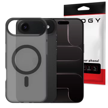 Apple iPhone 17 Air Case – Matte MagSafe Cover with Lens Protection, Slim and Scratch-Resistant, Perfect Fit – Alogy Skinny MatteCase™ Black