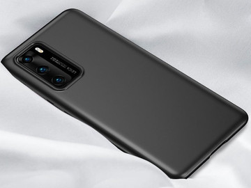Silikonhülle Alogy Slim Case für Huawei P40 schwarz