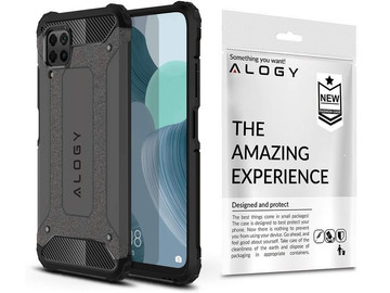 Alogy Hard Armor Hülle für Huawei P40 Lite / Nova 6 SE grau