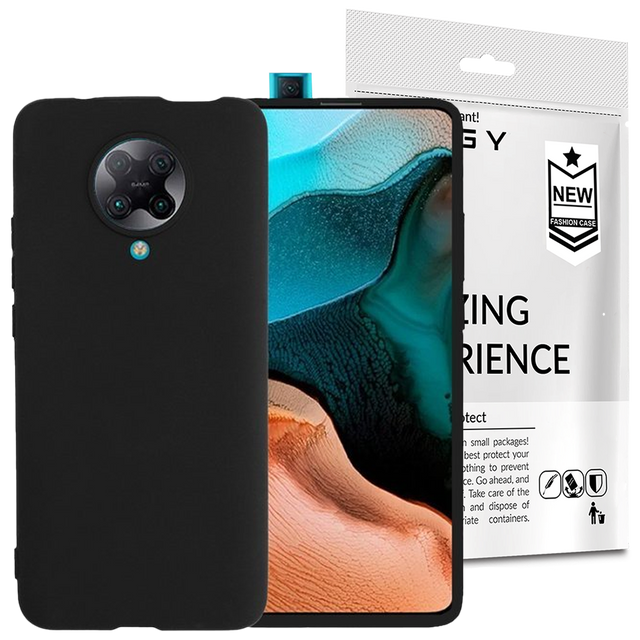 Silikonhülle Alogy Slim Case für Xiaomi Redmi K30 Pro schwarz