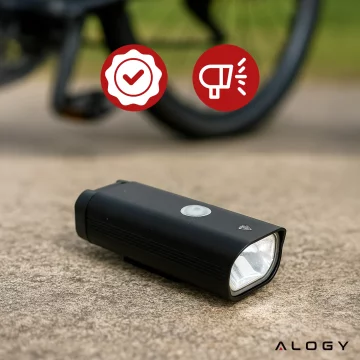 LED-Fahrradfrontlicht, superhell, 8 Stunden Leuchtdauer, 800 Lumen, 1800 mAh, wasserdicht, schwarz
