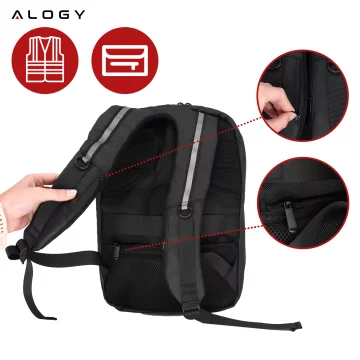 Alogy Plug Extender Steckdosenverteiler Splitteradapter Verlängerungskabel mit Qi-Induktionsladegerät 4x EU-Stecker 4x USB 2x USB-C Schwarz
