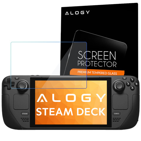 Tvrzené sklo 9H Alogy ochrana obrazovky pro konzoli Steam Deck