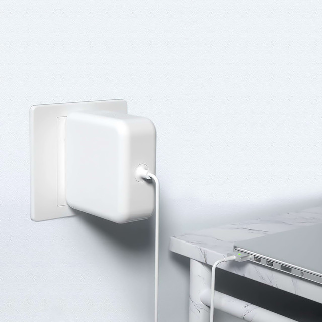 Apple MacBook Air Pro MagSafe 2 T-Typ 85W Alogy Ladegerät Weiß