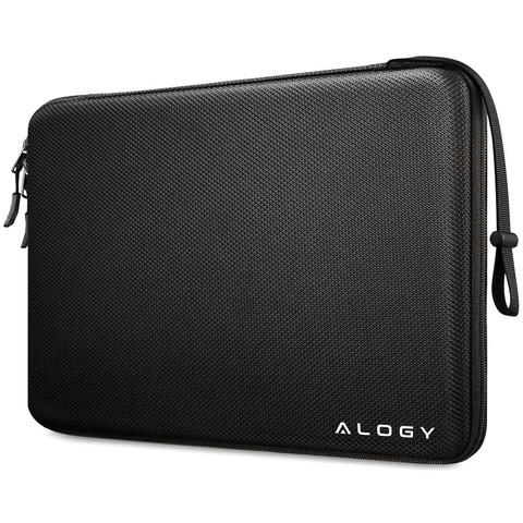 Laptop-Hülle, MacBook Air Pro 13,3 Zoll Alogy Hartschaum-Tasche, Schutzhülle für 13–14 Zoll Laptops, Schwarz