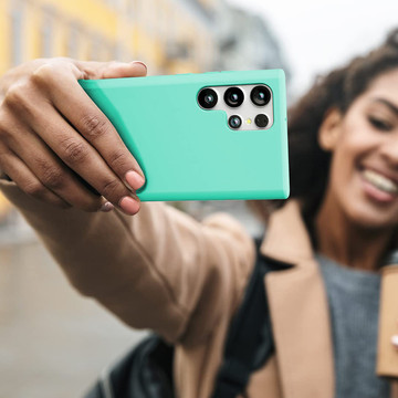 Alogy Thin Soft Case for Samsung Galaxy S22 Ultra Turquoise