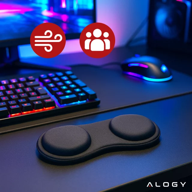 Osłona do soczewek Alogy VisionGuard do gogli okularów VR do Meta Quest 3 Czarna