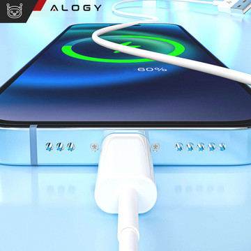 100cm Alogy kabel USB to Lightning White kabel