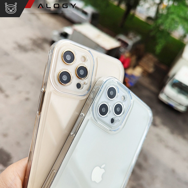 Case for iPhone 15 Pro Housing Case Silicone Transparent Camera Protection Lens Protector Alogy Slim