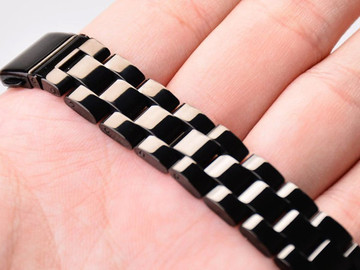 Alogy Stainless Steel Bracelet for Xiaomi Mi Band 5 Black