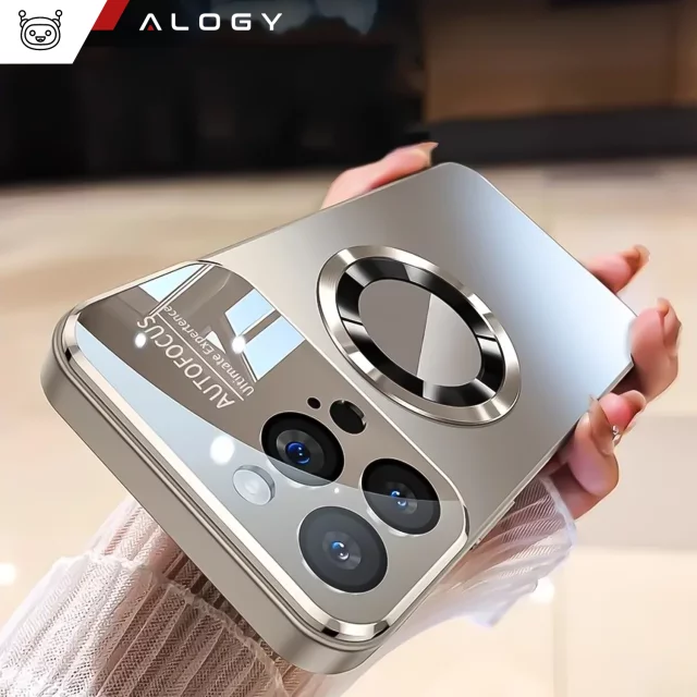 Apple iPhone 16 Pro Max Hülle Alogy MagSafe LuxeShield™ Hülle mit MagSafe Titanium Linsenschutz