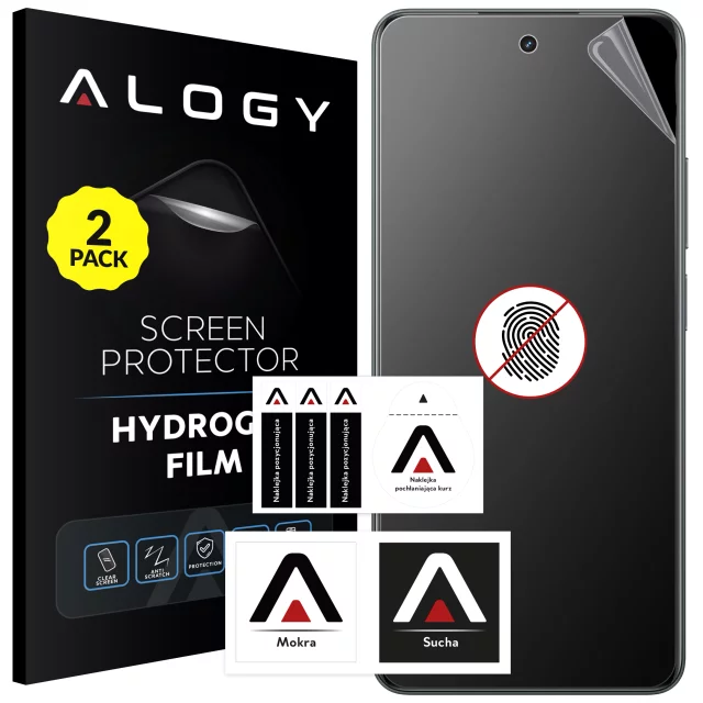 2x Folia "MATOWA" do Realme C53 / C55 / C67 4G / C63 Hydrożelowa Alogy HydroSkin Matte Pro™ na ekran do etui "BEZ ODCISKU PALCÓW"