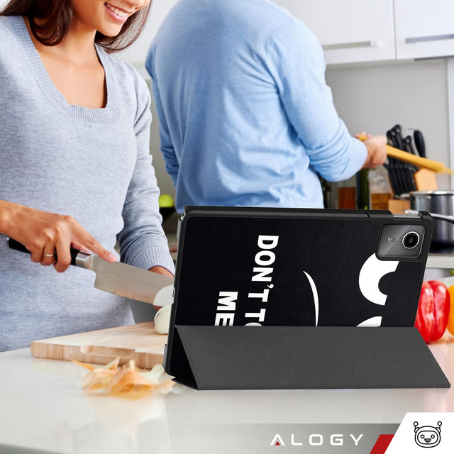 Etui do Lenovo Tab K11 / K11E 11” i M11 10.95" TB330FU / TB330XU / TB331FC obudowa na tablet Case Alogy Book Cover Don't Touch me + Rysik