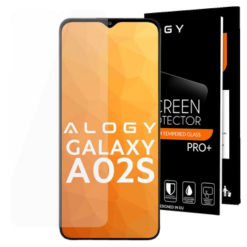 Alogy Displayschutzfolie aus gehärtetem Glas für Samsung Galaxy A02s