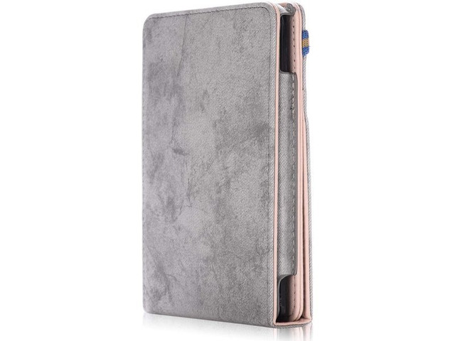 Kožené pouzdro Alogy Slim pro Kindle Paperwhite 4 2018/2019 šedé