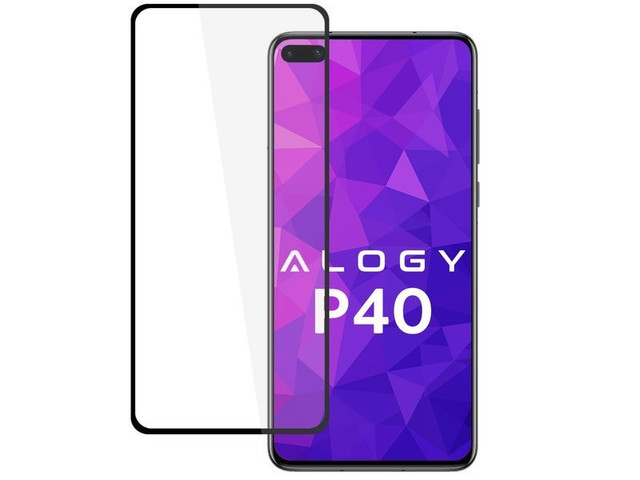 Sklo Alogy Full Glue pro Huawei P40 Black