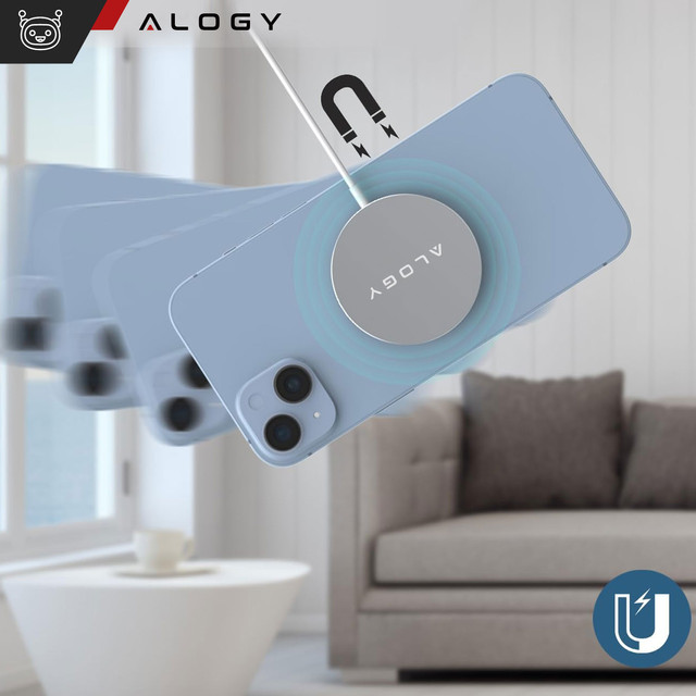 Alogy bezdrátová nabíječka pro MagSafe 20W pro iPhone 12/13/14 / PRO / MAX / MINI bílá
