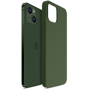 Sada na telefon 3mk do Apple iPhone 13 Hardy silikonové pouzdro MagCase Alphine Green