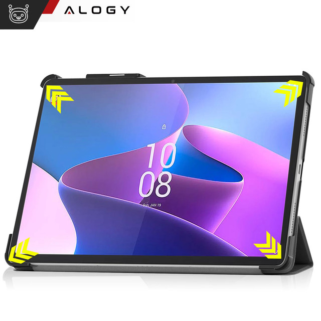 Lenovo Tab P11 Pro 2 Gen 11.2 Tablet Case TB-132FU TB-132XU Case Alogy Book Cover Black