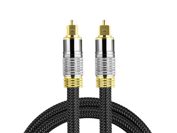 Optický digitální kabel Alogy 6,0 mm Audio TV PC 1,8 m kabel
