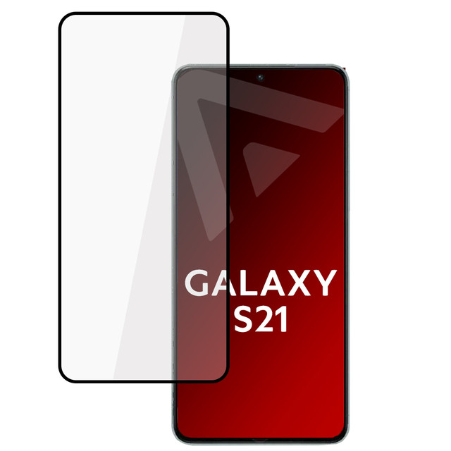 Tvrzené sklo pro Alogy Full Glue pouzdro přátelské pro Samsung Galaxy S21 Black