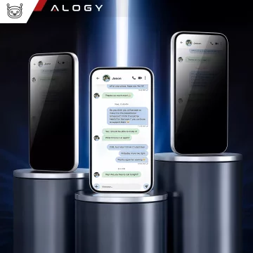 Alogy Privacy Glass gehärtetes Glas für Apple iPhone 16 Pro, matte Displayschutzfolie