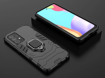 Etui Alogy Stand Ring Armor für Samsung Galaxy A72/ A72 5G schwarz