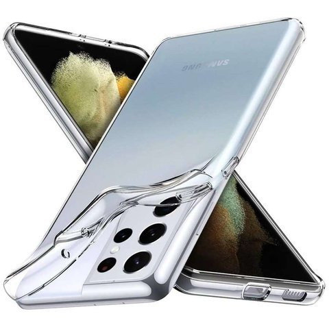 Alogy silikonové pouzdro kryt pouzdro pro Samsung Galaxy S21 Ultra transparentní