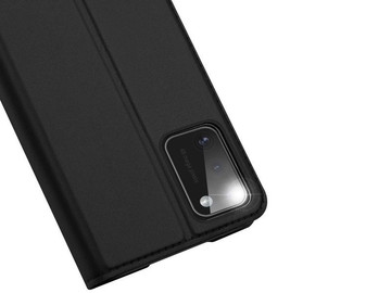 Ochranné kožené flipové pouzdro Dux Ducis pro Samsung Galaxy A41 Black