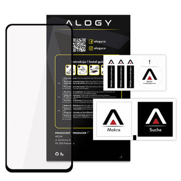 Alogy Full Glue case friendly tempered glass for Samsung Galaxy A53 / A53 5G Black