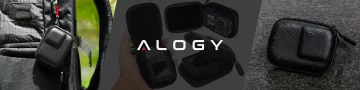 Handyhülle Wasserdichtes Gehäuse Alogy universal IPX8 bis 6,5 Schwarz