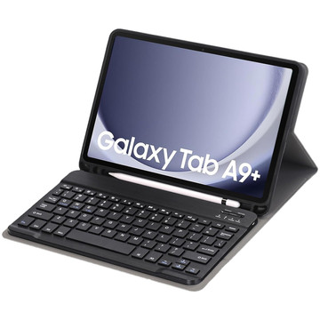 Pouzdro na klávesnici pro Samsung Galaxy Tab A9 Plus 2023 11" (X210/X215/X216) Magnetická Bluetooth klávesnice Alogy Black Glass