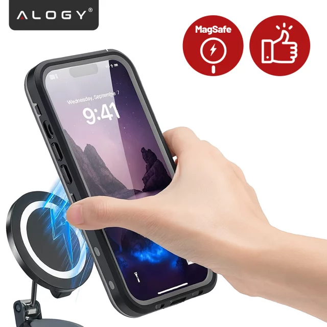 Pouzdro Alogy HydroArmor™ IP68 pro Apple iPhone 17 Pro Max 6,9" - černé