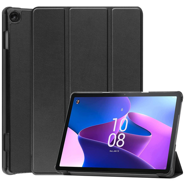 Tablet-Hülle für Lenovo Tab M10 3gen 3 GEN 10.1 2022 TB328FU TB328XU Gehäuse Case Alogy Book Cover Schwarz