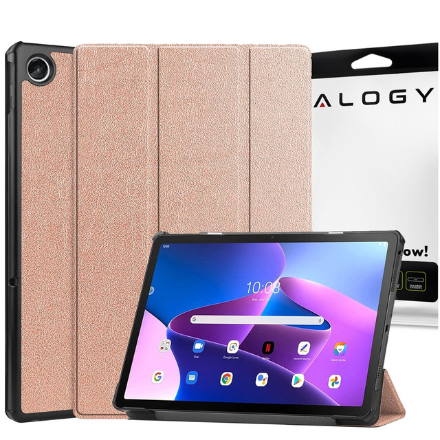 Pouzdro na tablet Lenovo Tab M10 FHD Plus 10.6 3 GEN 3RD 3gen 2023 TB-125FU / TB-128FU pouzdro obal knihy Růžové zlato