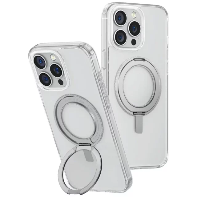 Etui UNIQ Swivix 360 Rotating Kickstand Transparent do iPhone 16 Pro Max