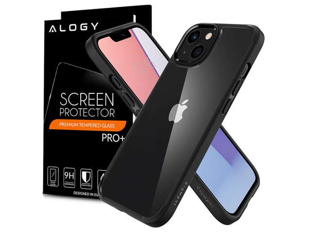 Kryt Spigen Ultra Hybrid pro Apple iPhone 13 Mini Matte Black Glass