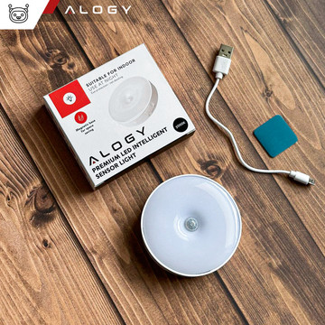 2x Lamp LED motion sensor dusk night lamp Alogy Sensor Light Wireless furniture lighting Warm light 3000k