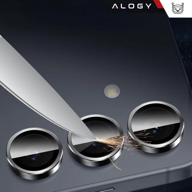 Sklo pro Samsung Galaxy S24 Ultra kryt objektivu fotoaparátu Objektiv fotoaparátu Alogy Lens Protector PRO Ochranný kryt