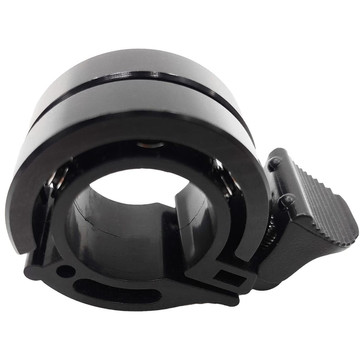 Alogy Metal Bell aluminum alloy bicycle bell for handlebar bicycle universal double row Black