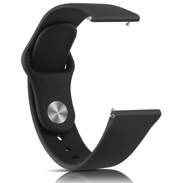 Pasek uniwersalny Sportowy Alogy Strap do smartwatcha 20mm Black