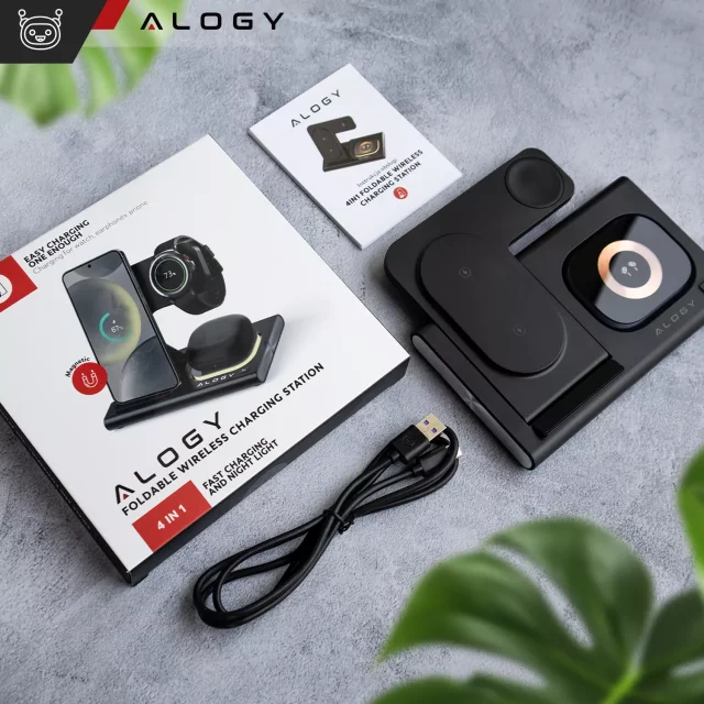 Wireless Charger for Samsung: 3 in 1 Wireless Charging Station for Samsung Galaxy Watch 7/6/5/4/3 Pro Classic, Galaxy Buds for S24 Ultra, S23, S22, S21, S20, Note 20/10, Z Fold