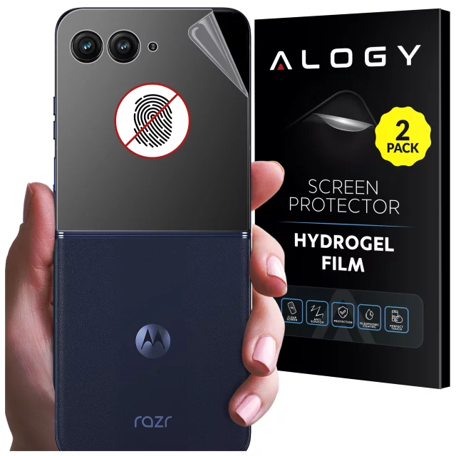 2x Folia "MATOWA" do Motorola Razr 50 Ultra Hydrożelowa Alogy HydroSkin Matte Pro™ na ekran do etui "BEZ ODCISKU PALCÓW"