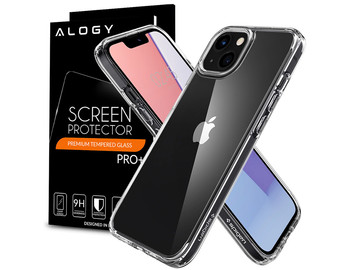 Spigen Ultra Hybrid case for Apple iPhone 13 Crystal Clear Glass