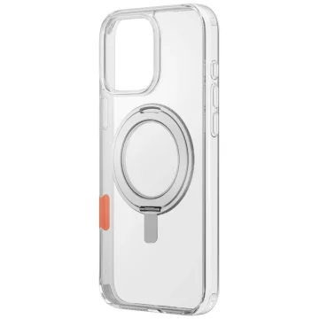 Etui UNIQ Swivix 360 Drehbarer Ständer Transparent für iPhone 16 Pro Max