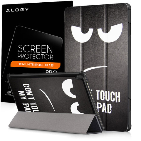Etui Alogy Book Cover do Lenovo M10 TB-X505 F/L Don't Touch My Pad   Szkło